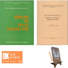Türk Tarih Kurumu Ziya Gökalp Külliyatı / 1. Şiirler ve Halk Masalları - 2. Limni ve Malta Mektupları -Telefon Tutucu Hediye