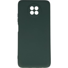 Aydogan's Xiaomi Redmi Note 9 5g Kılıf Nano Içi Kadife Silikon - Koyu Yeşil