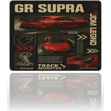 Urzuva Street Supra Gaming Oyuncu Xxl Mouse Pad Kaydırmaz Dikişli Mousepad 40X30 3 mm Dikişli Model