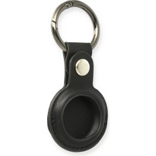 Aydogan's Airtag Anahtarlık Deri Kılıf - Siyah