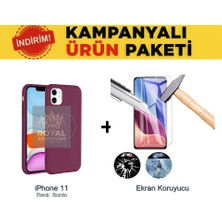 Techno Guru iPhone 11 Magsafe Kılıf ve Ekran Koruyucu Içerikli Ekonomik Paket