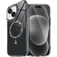 Aydogan's Iphone 15 Plus Live Diamond Magsafe Kapak - Siyah