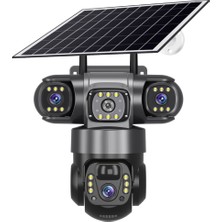 Dobest 4K 4g Solar Ptz Güvenlik Kamerası – Otomatik Takip, Anında Alarm, Renkli Gece Görüşü, Uygulama Kontrolü, Bulut Depolama, Üçlü Ekran Görünümü, Aşırı Hava Koşullarına Dayanıklı