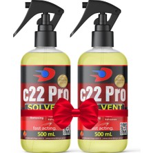 Dolar Kimya C22 Pro - Protez Saç Bant Sökücüsü Temizleyicisi - 2 x 500 ml (C22 Alkol Bazlı)