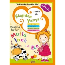 Çizgiden Yazıya Çalışma Defteri-Dik Temel Harflerle