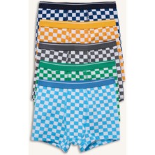 DeFacto Desenli Penye 5'li Boxer Erkek Çocuk H0706A826SP
