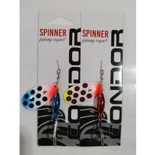 Condor Mepps Döner Kaşık ( Sudak - Somon - Alabalık - Turna - ) 2 Adet 16 gr - Color 11