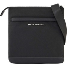 Armani Exchange %80 Polyamid, %20 Polyester Siyah Erkek Postacı Çantası XM002651