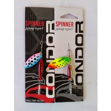 Condor Mepps Döner Kaşık ( Sudak - Somon - Alabalık - Turna - ) 2 Adet 12 gr - Color 15