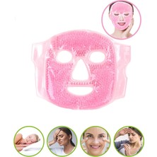 Çerçici Jel Boncuklu Yüz Maskesi -Soğuk Sıcak Jel Yüz Maskesi Buz -Sıcak Press