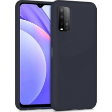 Newface Xiaomi Redmi 9t Kılıf Nano Içi Kadife Silikon - Siyah