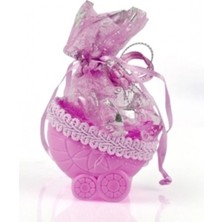 Çerçici Bebek Mevlüt Şekeri - Pembe Bebek Arabası