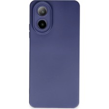 No35 Newface Oppo A38 Kılıf Nano Içi Kadife Silikon - Lacivert