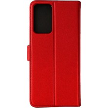 Newface Samsung Galaxy A91 / S10 Lite Trend S Plus Kapaklı Kılıf - Kırmızı