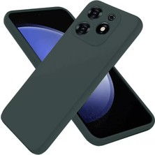 No35 Newface Tecno Spark Go 2024 Kılıf First Silikon - Koyu Yeşil