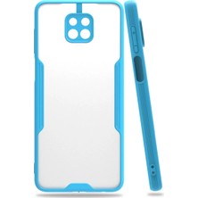 No35 Newface Xiaomi Redmi Note 9s Kılıf Platin Silikon - Mavi