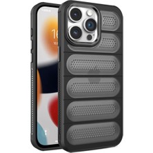 No35 Newface iPhone 15 Pro Max Kılıf Airmax Silikon Kapak - Siyah