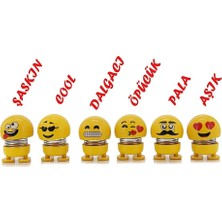 Çerçici Zıp Zıp Kafalar Sevimli Kafa Sallayan Emojiler Çılgın Kafalar