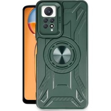 No35 Newface Xiaomi Redmi Note 12 Pro 4g Kılıf Lincoln Silikon - Koyu Yeşil