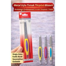 Uslucan Alışveriş Metal Uçlu Tırnak Törpüsü Blister Ambalajlı Profesyonel Tırnak Törpüsü 1 Adet