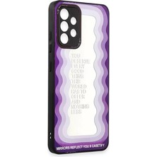 Newface Samsung Galaxy A52 Kılıf Mirror Desenli Kapak - Mirror - 5