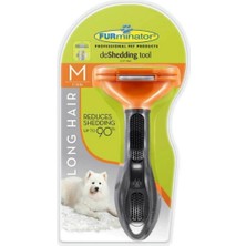 Çerçici Uzun Tüylü Köpekler Için Kolay Tarama Fırçası Temizlenebilir Çelik Tarak Tüy Toplayıcı Medium