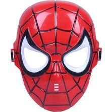 Çerçici Spiderman Maskesi Örümcek Adam Maskesi A Kalite Ithal 20X16 cm