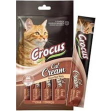 Crocus Yengeçli Krema Kedi Ödülü 4 Adet x 15 gr