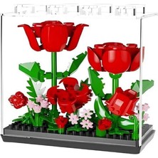 Uravas Store P2501 Panlos Gül Model 160 Parça Block Oyuncak