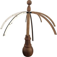 Kılıç Ahşap Cnc & Lazer Bali Şemsiyesi Ayağı - Bali Şemsiyesi Iskeleti - Dekoratif Şemsiye - Ayaklı Şemsiye Iskeleti