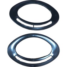 Uravas Store Çanta Sapı Oval Siyah 18 cm