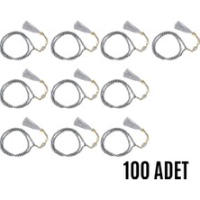 Uravas Store Namaz Tesbihi Vavlı 99'lu Cam Incili Esma'ul Hüsna Dua Kartı Ile Gri Renk Hediyelik 10 Adet