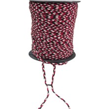 Uravas Store Bileklik Ipi, Hediye Paketleme Ipi, Şans, Bereket, Aşk, Şifa, Güç 1 mm Pamuk 1 Metre Kırmızı