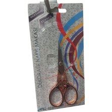 Uravas Store Nakış Makası Dekoratif Bakır YBL-403 Model 15