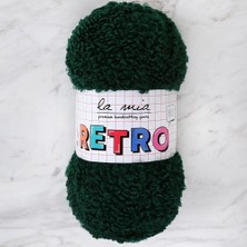 Uravas Store La Mia Retro Koyu Yeşil El Örgü Ipi - LM8103