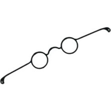 Uravas Store Amigurumi Gözlük 5 Adet Siyah