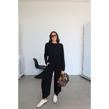 Özge Özgenç Beli Lastikli Şalvar Pantolon