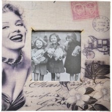Uravas Store® Decotown Marilyn Monroe Tasarım Ahşap Resim Fotoğraf Çerçevesi