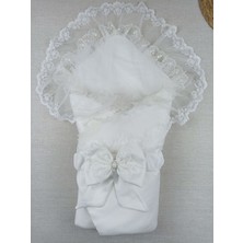 Uravas Store Yenidoğan Ipek Pamuklu Inci Lüks Kundak Bebek Battaniyesi