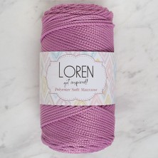 Uravas Store Loren Polyester Soft Macrame Gül Kurusu El Örgü Ipi - LM021 - 34450