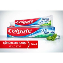 Uravas Store Colgate Üçlü Etki Diş Macunu 50 ml Çürük Koruma & Ferah Nefes 1 Adet