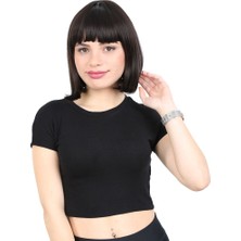 Uravas Store Kısa Küt Perçemli Fiber Sen Peruk / Kahverengi