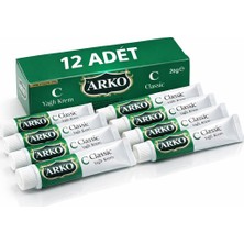 Uravas Store Arko Yağlı Krem Klasik Bakım Kremi 12 Adet