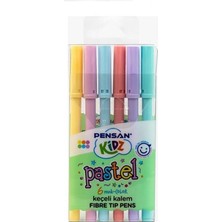 Kitabevimden Pensan Keçeli Kalem 6 Renk Pastel Kesik Uç 99096