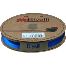 Uravas Store Biye Saten Katlı 061 Petrol Açık 2 cm 25 Metre %100 Polyester