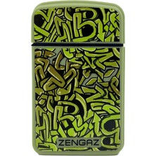 Zengaz Cool Tasarım Jet Alev Çakmak - Graffiti Series