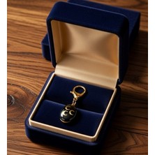 Uravas Store Blackcraft Üç Hilal Oltu Taşı Anahtarlık