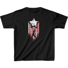 Velmora Fashion Baskılı T-Shirt - Siyah -