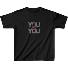 Velmora Fashion Baskılı T-Shirt - Siyah -