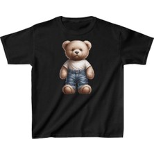 Velmora Fashion Baskılı T-Shirt - Siyah -